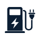 electric vehicle charging station symbol featuring charging plug and energy icon for sustainable power options 8 electric models available