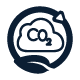 cloud icon with circular design representing data and connectivity for digital solutions