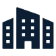 three buildings with modern architecture and windows