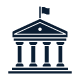 government building with columns and flag representing authority and stability 23 important legal structures